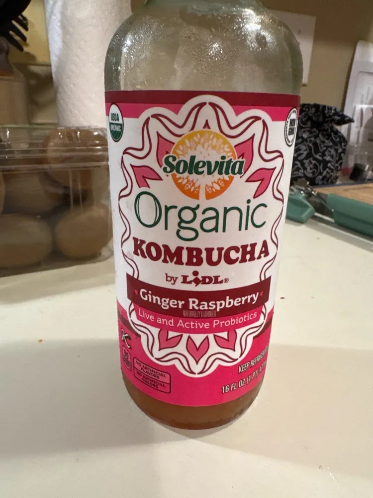 Ginger Raspberry Organic Kombucha