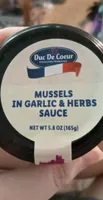 Mussels in Garlic and Herbs Sauce