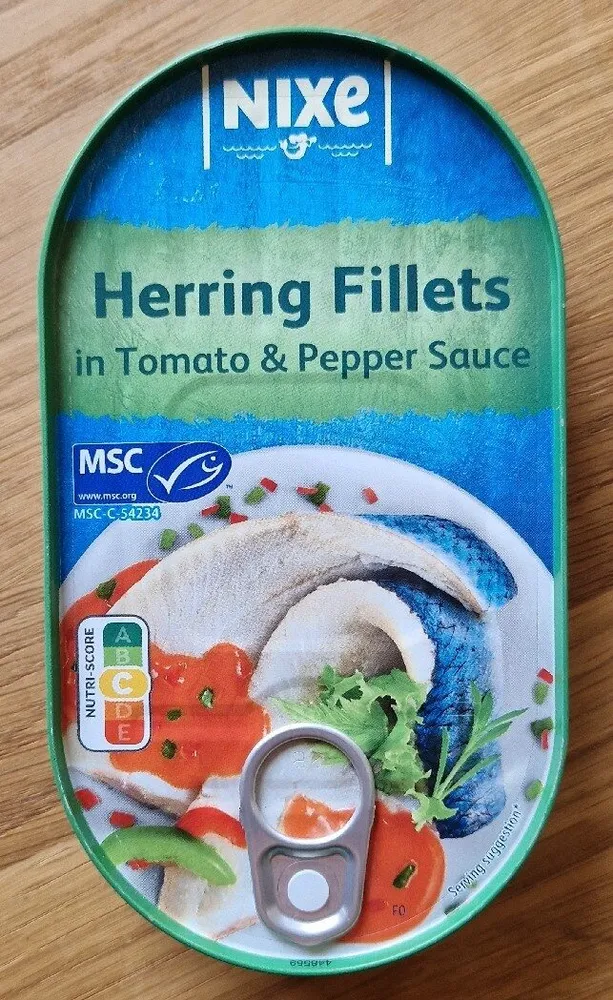 Herring Fillets in Paprikacreme