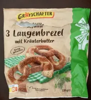 Laugenbrezel mit Kräuterbutter
