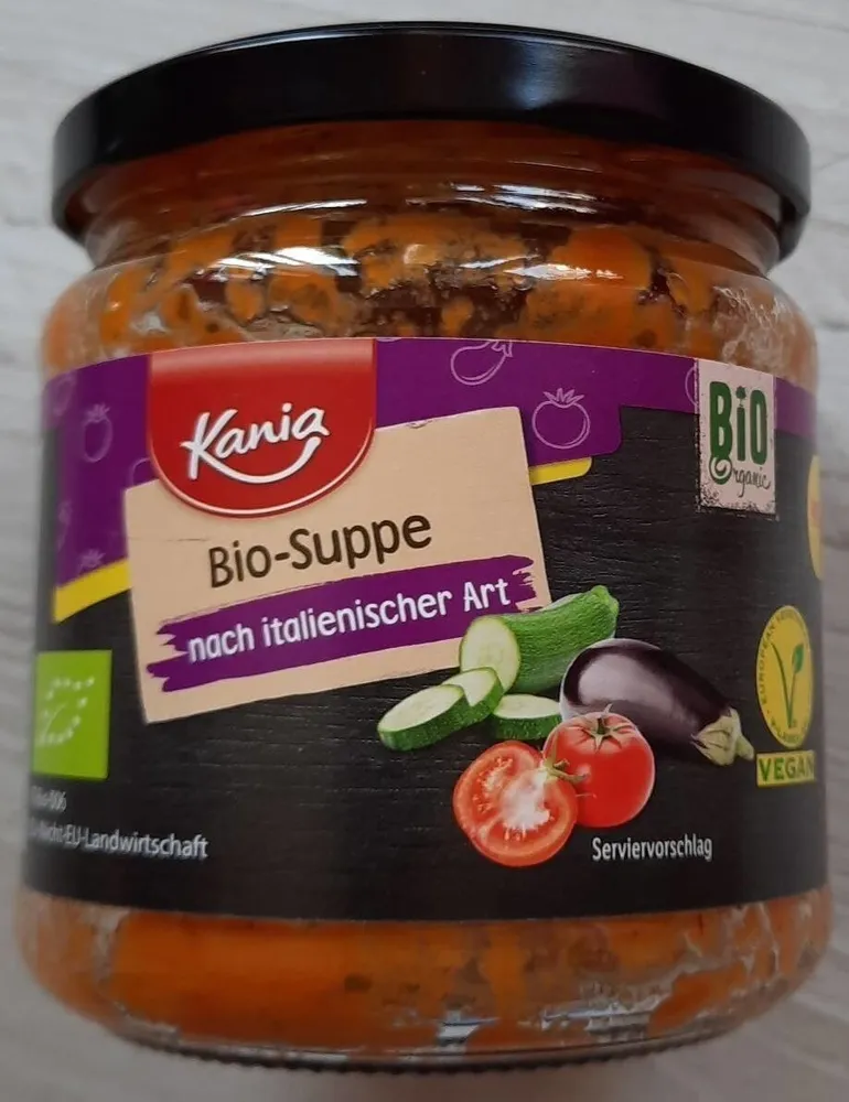 Bio Suppe nach italienischer art