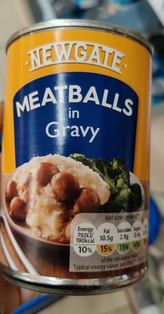 Meatballs in gravy