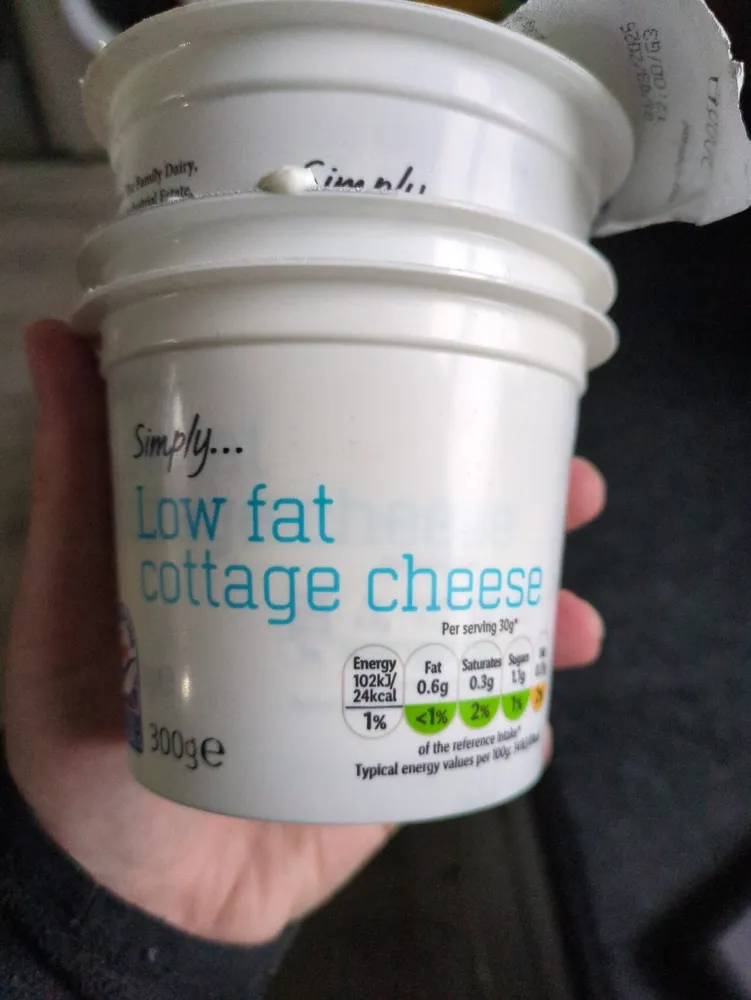 Low fat cottage cheese