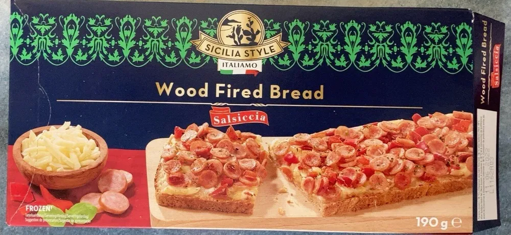 Wood fired bread salsiccia