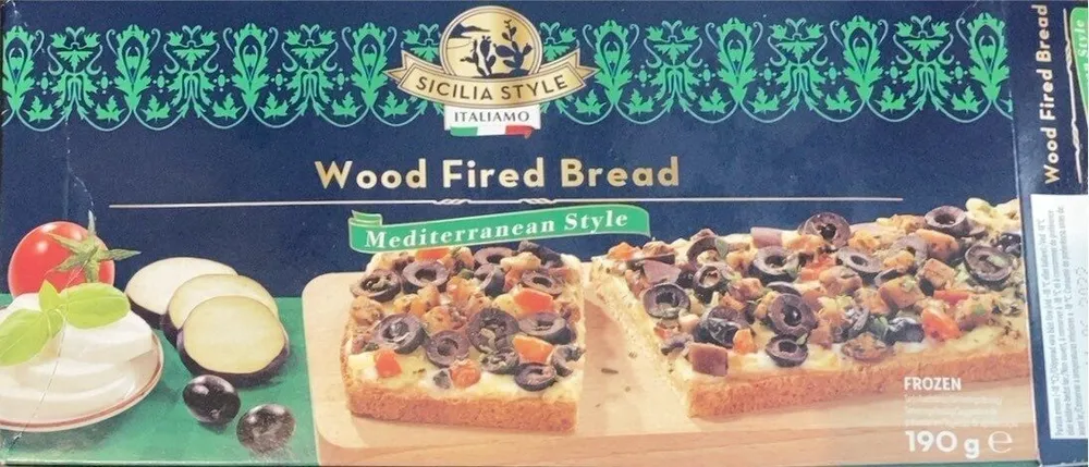 Wood fired bread mesiterranean style