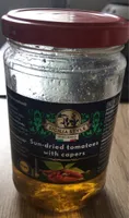 Sun dried tomatoes with capers
