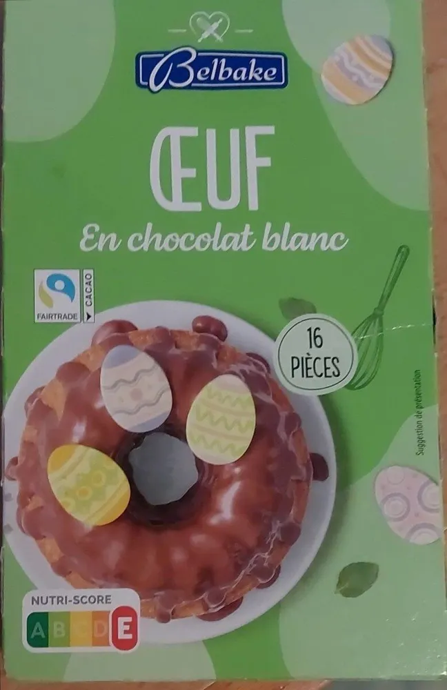 Œufs en chocolat blanc