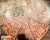 Kövön sütött pizza, sonkás