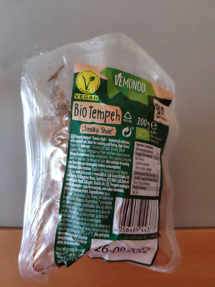 Bio tempeh smoky style