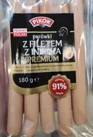 Parówki z filetem z indyka premium