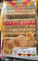 Sesame bars with honey