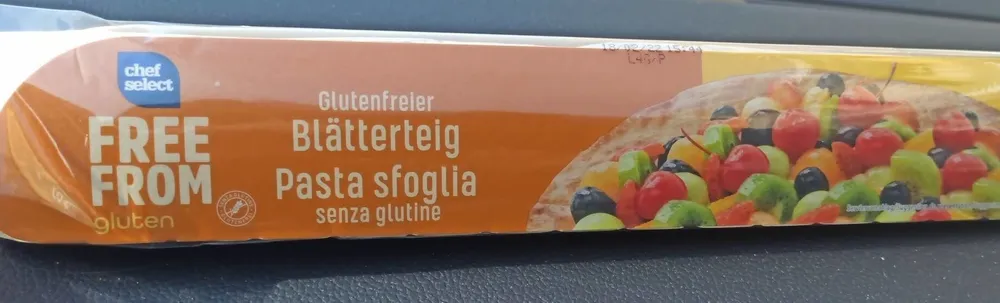 Pasta sfoglia senza glutine