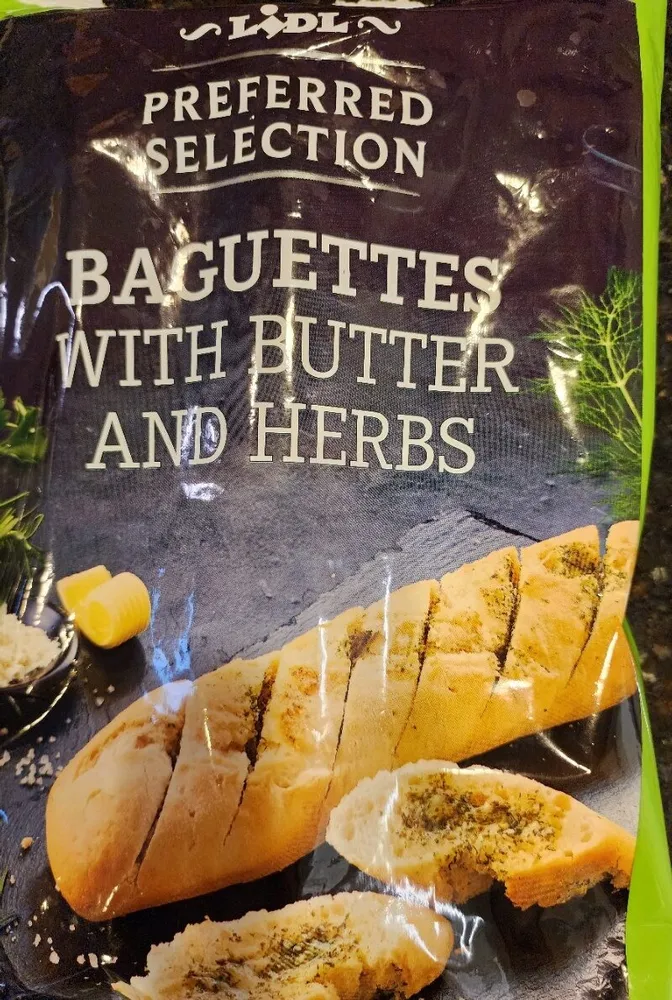 Baguette with Butter and Herbs