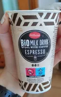 Bio milk drink with coffee Espresso