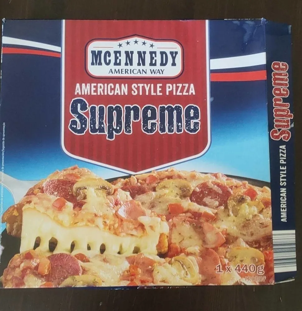American style pizza supreme