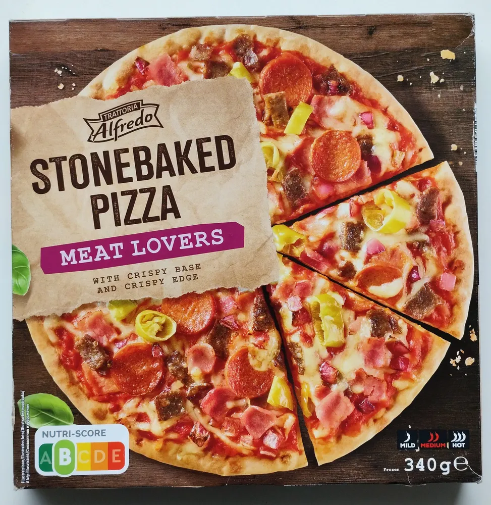 Kövön sütött pizza, húsimádó