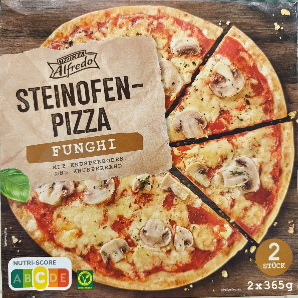 Steinofen Pizza - Funghi