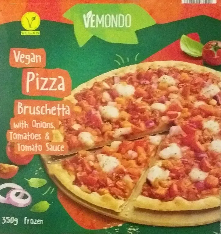 Vegan pizza Bruschetta