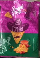 Sweet chilli flavour tortilla
