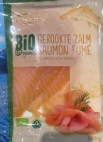 Bio-Räucherlachs, trockengesalzen, in Scheiben geschnitten