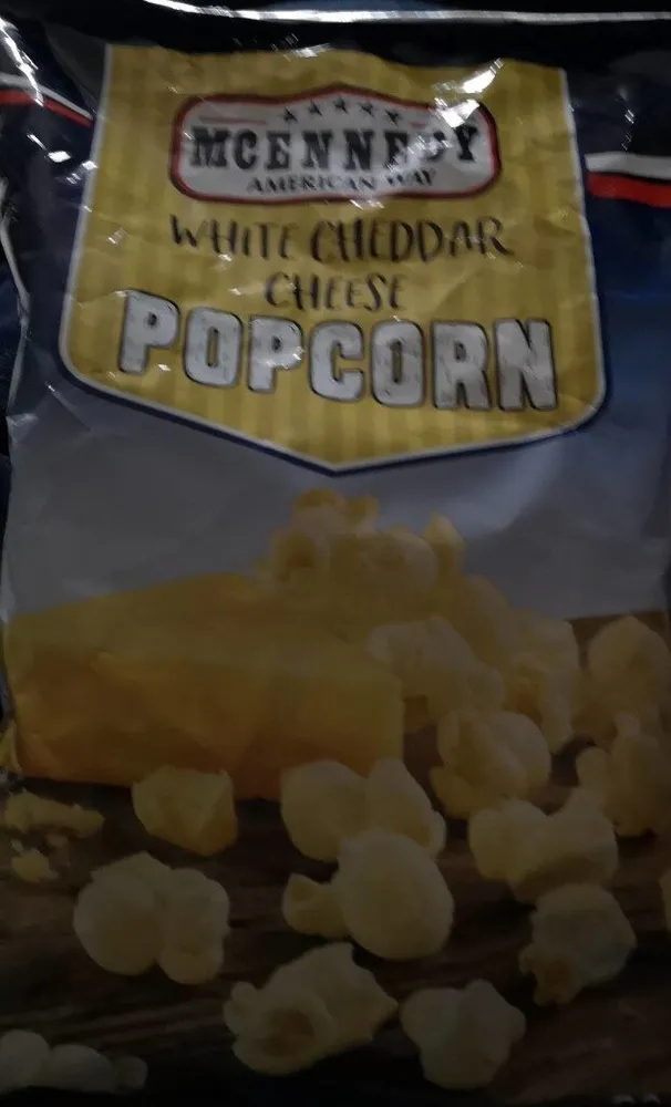 MCENNEDY White cheddar cheese popcorn