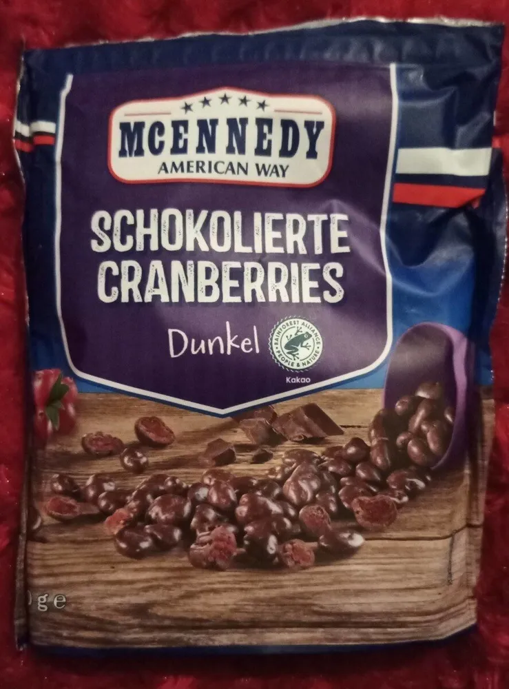 Schokolierte Cranberries