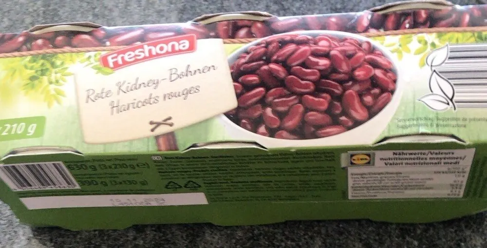 Rote Kidney-Bohnen Haricots rouges
