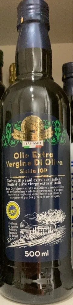 Olio extra virgine di olivia