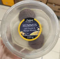 Hummus mit falafel & mango mousse