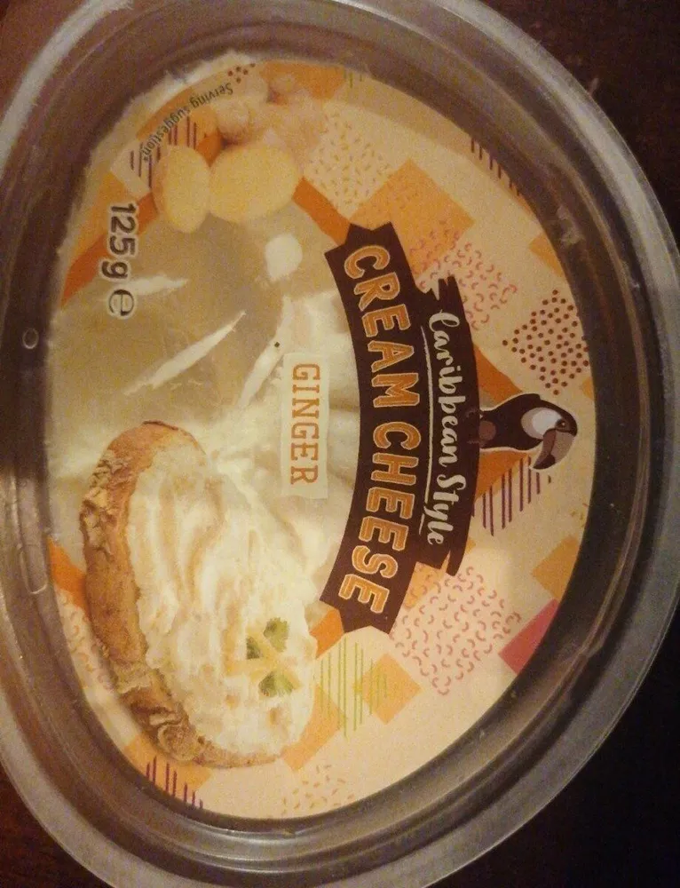Carribean Style cream cheese - ginger