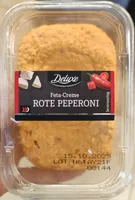 Feta-Creme Rote Peperoni