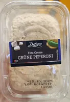 Feta-Creme Grüne Peperoni