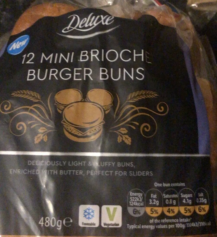 Mini Brioche burger buns