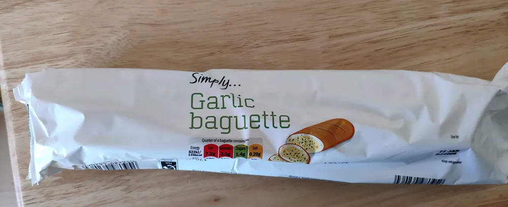 Garlic baguette