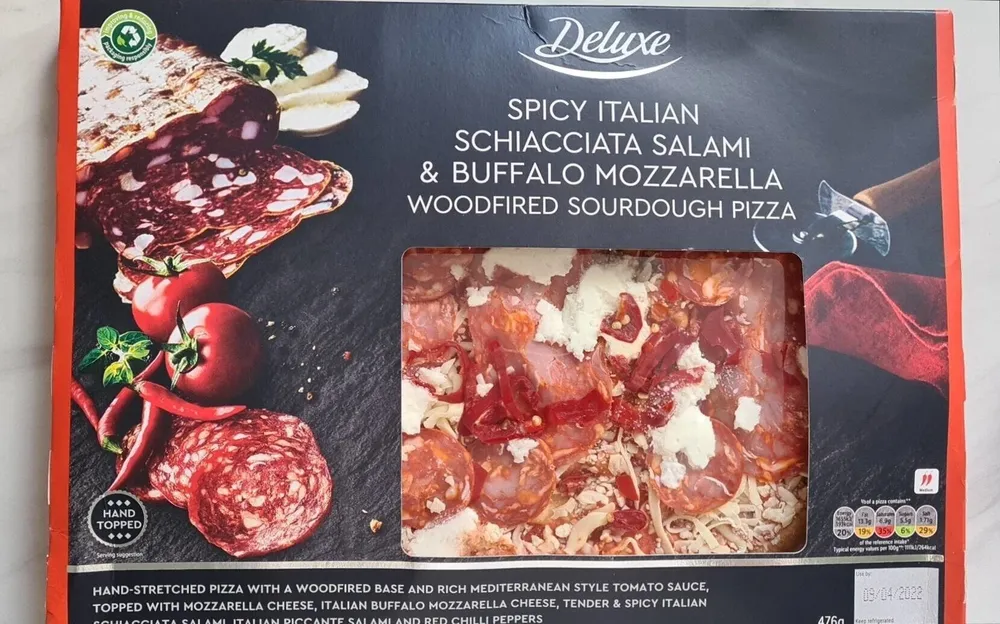 Deluxe Spicy Italian Schiacciata Salami and Buffalo Mozzarella