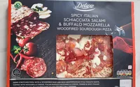 Deluxe Spicy Italian Schiacciata Salami and Buffalo Mozzarella