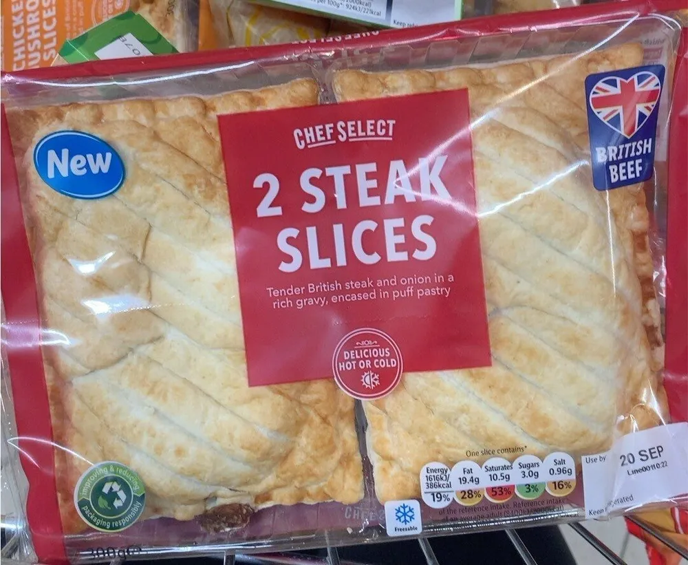 Steak slice