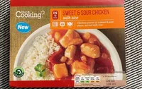 Sweet & sour chicken with rice