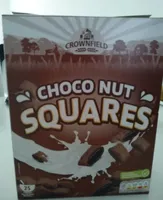 Choco nut squares cereal.