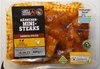 Hähnchen-Ministeaks Barbecue-Pfeffer