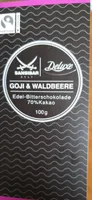 Deluxe Goji Waldbeere Edel-Bitterschokolade