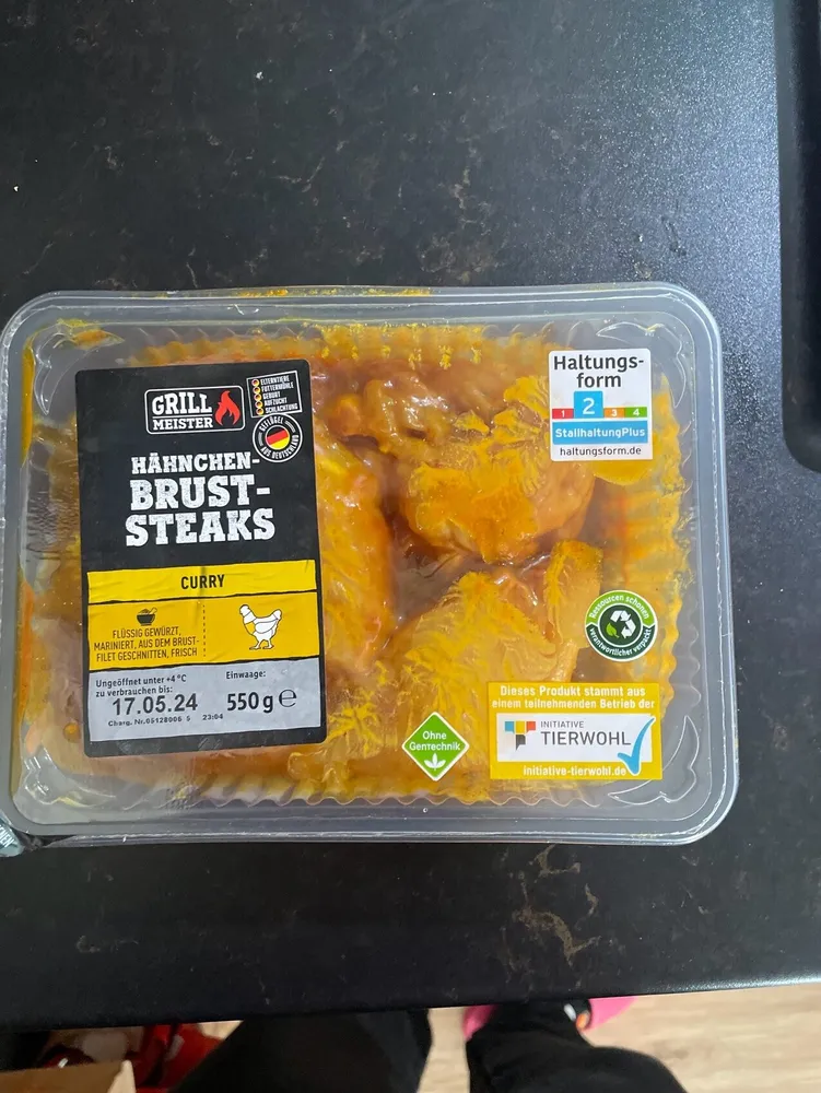 Hähnchen Bruststeak Curry