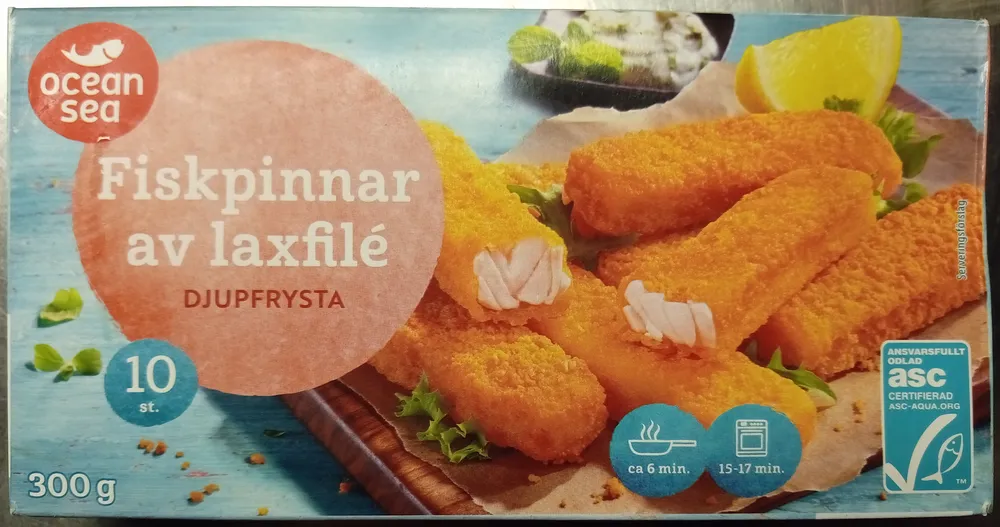Ocean Sea Fiskpinnar av laxfilé