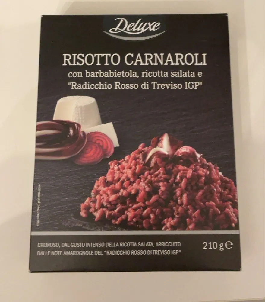 Risotto carnaroli con barbabietola, ricotta salata