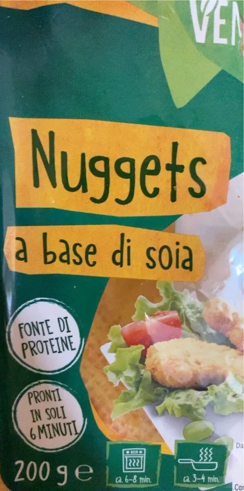nuggets a base di soia