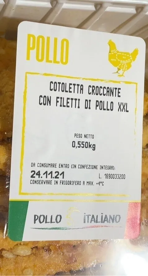 Cotoletta croccante con filetti di pollo xxl