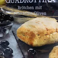 QUADROTTINA Brötchen mit schwarzen Oliven