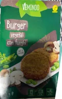 Burger vegetali con funghi
