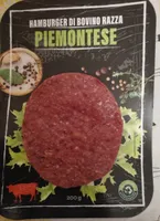 Hamburger di bovino razza piemontese