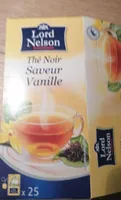 Thé noir Saveur vanille